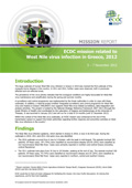ECDC mission related to West Nile virus infection in Greece, 2012
