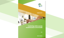 Cover: Countering online vaccine misinformation in the EU/EEA