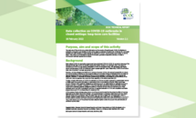 Cover of the report: Data collection on COVID-19 outbreaks in closed settings: long-term care facilities, version 2.1