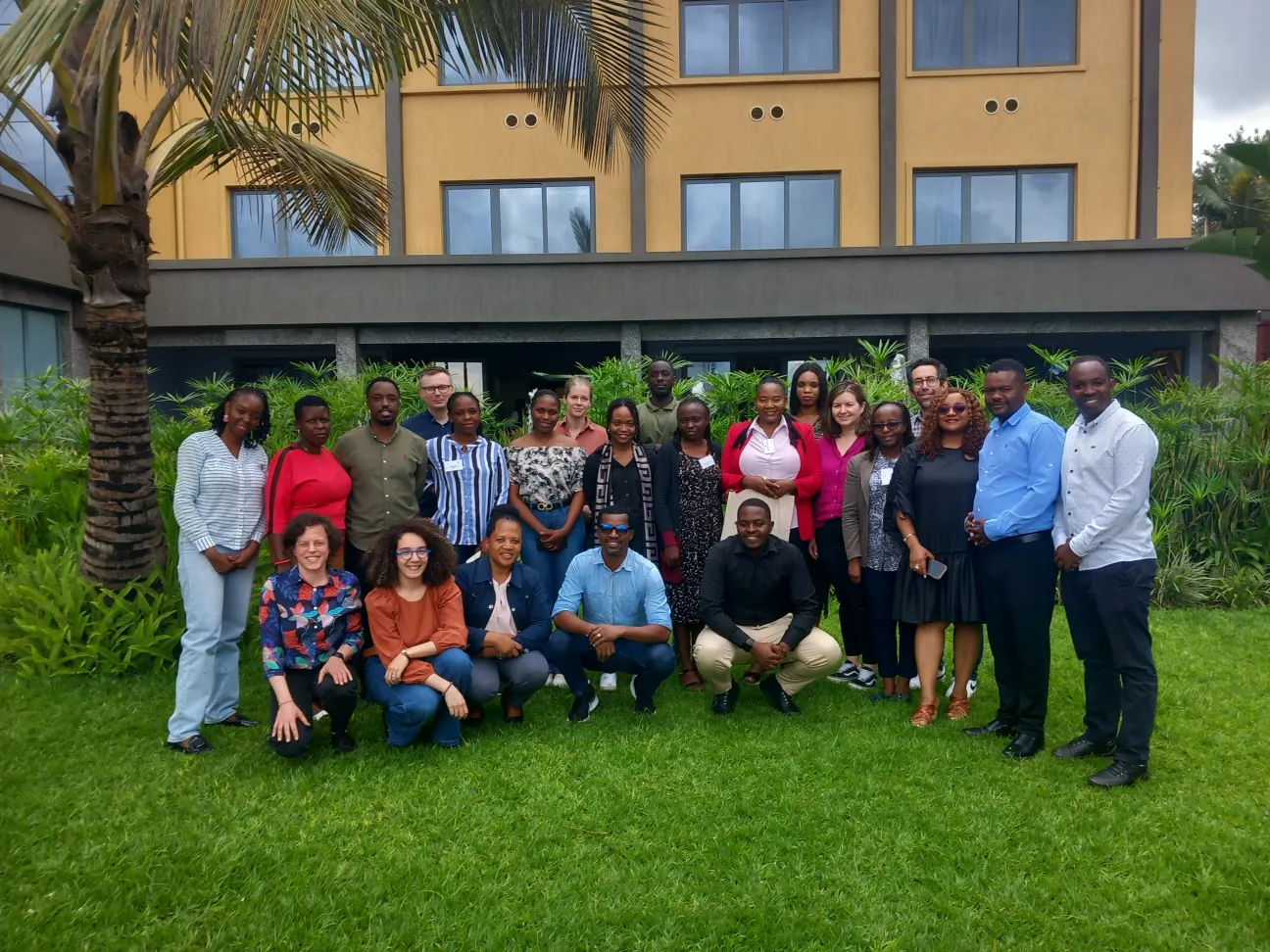 R training in Rwanda group picture