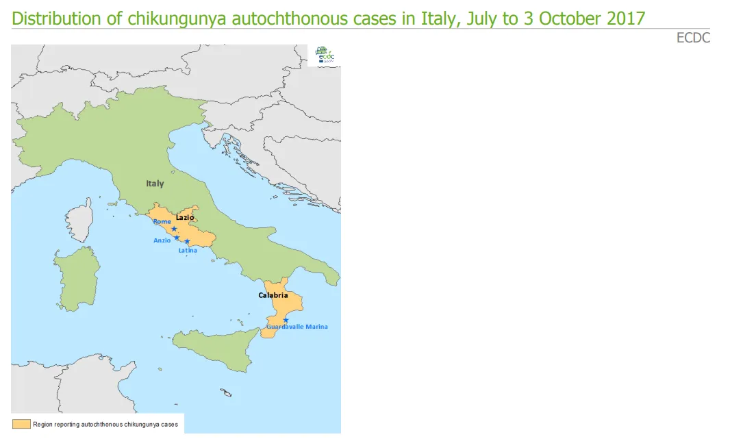Epidemiological update: Chikungunya – Europe - 2017