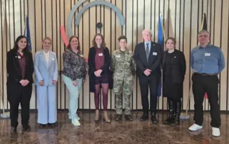 Group photo of EU Health Task Force in Brussels for simulation exercise