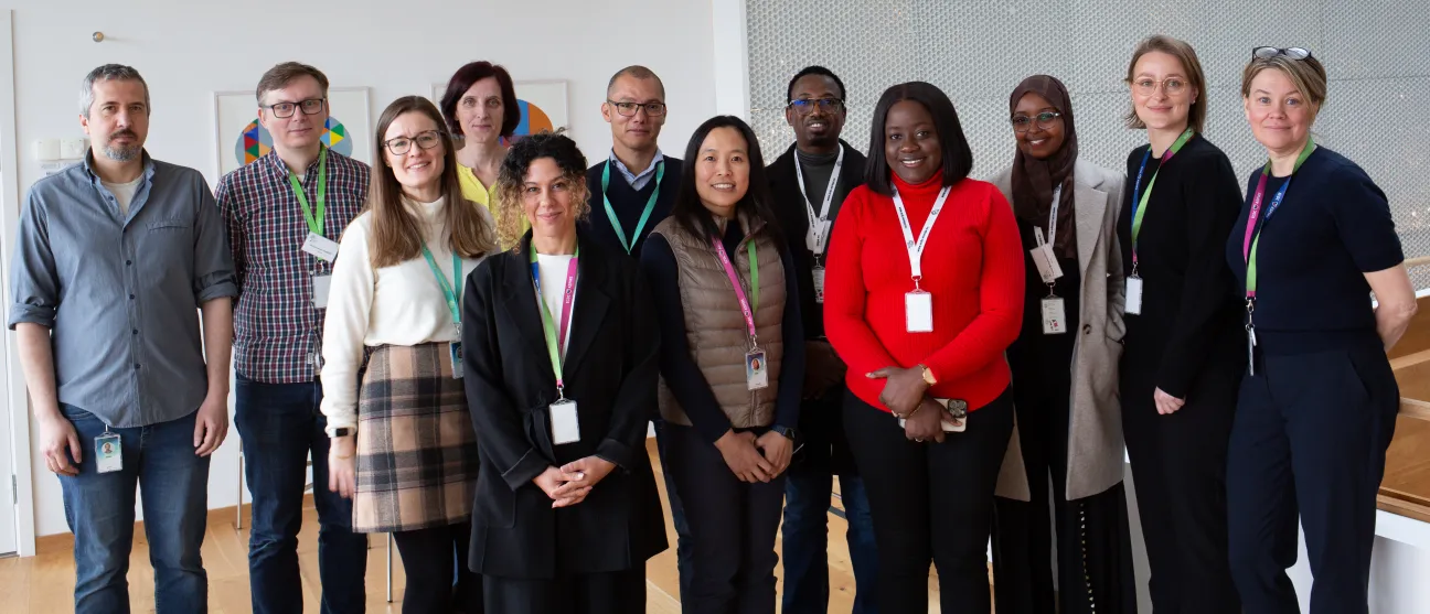 Group photo of experts from the ECDC and the African Centres for Disease Control and Prevention (Africa CDC) 