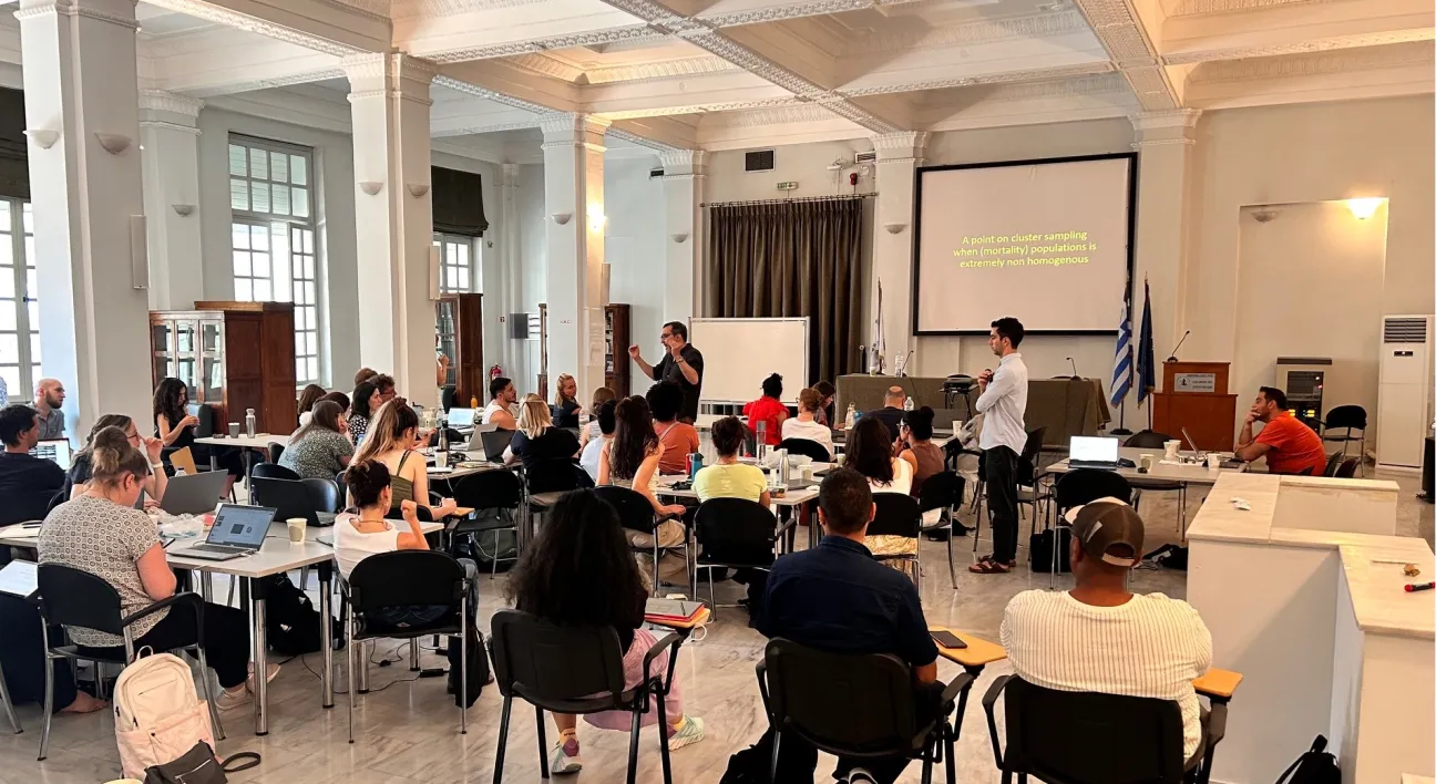 RRA and Survey Methods module in Athens, Greece, to fellows from the EPIET, EUPHEM, and PAE programmes