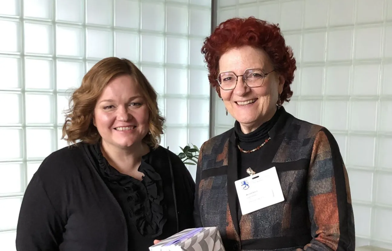 Krista Kiuru, Finish Minister for Social Affairs and Health, and Dr. Andrea Ammon