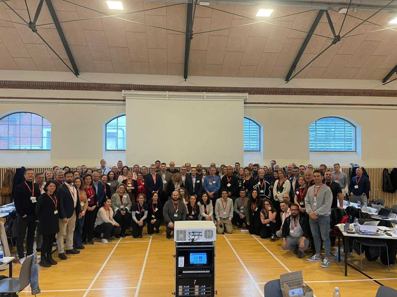 Group photo from simulation exercise in Denmark