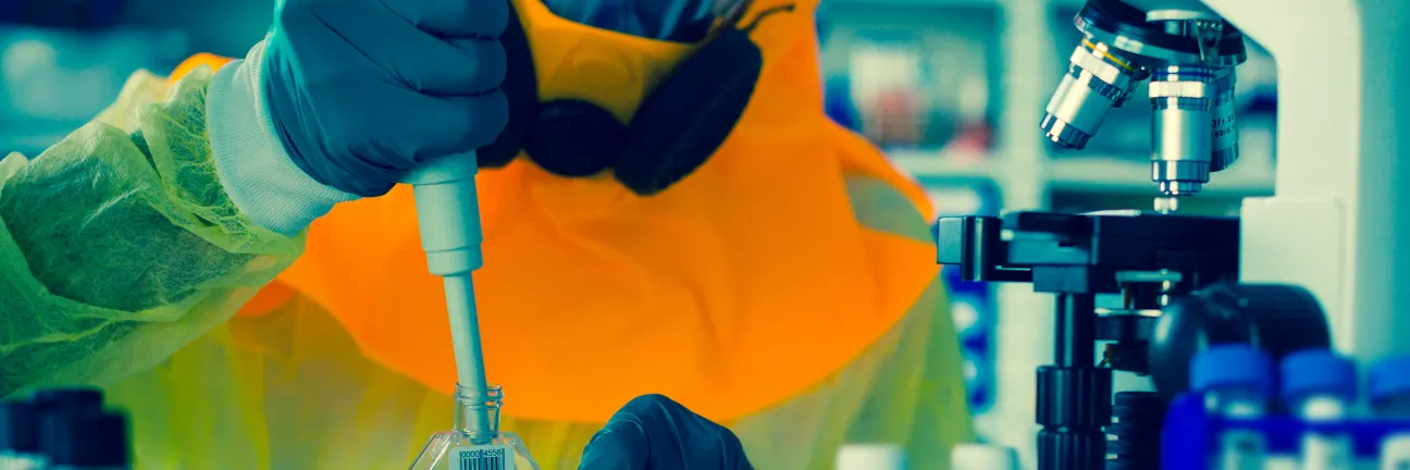 Image showing Ebola testing in laboratory