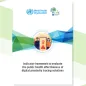 Cover: Indicator framework to evaluate the public health effectiveness of digital proximity tracing solutions