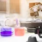 Microscope in a laboratory