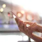 Person checking their phone