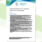 Cover of the report: Technical guidance for antigenic SARS-CoV-2 monitoring