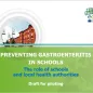Cover of presentation about gastrointestinal diseases for schools and local authorities