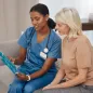 Image showing doctor talking to patient