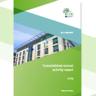 Cover of the Consolidated Annual Activity Report 2025