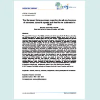 cover of the summary report on zoonoses 2016