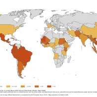 Twelve-month dengue virus disease case notification rate per 100 000 population, March 2025-February 2026