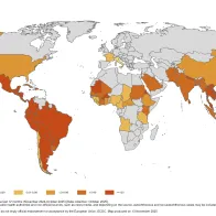 12-month dengue virus disease case notification rate per 100 000 population, November 2024-October 2025