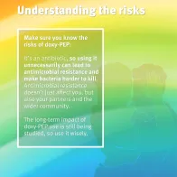 Social media card - Doxy-PEP - Understanding the risks