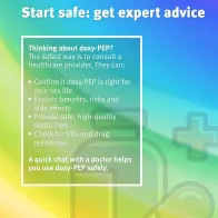 Social media card - Start safe: Get expert advice