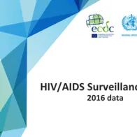 Cover of the HIV Surveillance report 2017