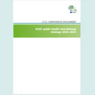 Cover of the ECDC public health microbiology strategy 2018–2022 