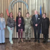 Group photo of EU Health Task Force in Brussels for simulation exercise