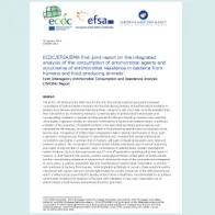EMA first joint report on the integrated analysis of the consumption of antimicrobial agents and occurrence of antimicrobial resistance in bacteria from humans and food-producing animals