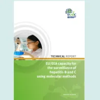 Cover of the EU/EEA capacity for the surveillance of hepatitis B and C using molecular methods
