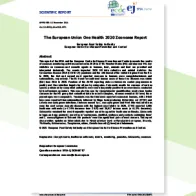 European Union One Health 2020 Zoonoses Report cover