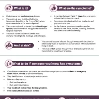 Ebola disease awareness leaflet