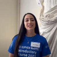 3)	Emna, Lusine & Ayah talk about what motivated them to join the MediPIET fellowship programme and their expectations for the future