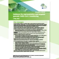 Cover: Guidance for representative and targeted genomic SARS-CoV-2 monitoring