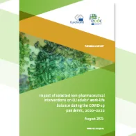 Impact of selected non-pharmaceutical interventions on EU adults’ work-life balance during the COVID-19 pandemic, 2020−2022