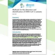 Cover: Methods for the detection and identification of SARS-CoV-2 variants