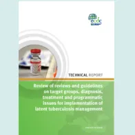 Cover of the technical report on the LTBI review of reviews