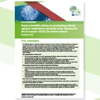 Rapid scientific advice on RSV cover