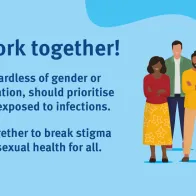 Social media card: Let's work together!