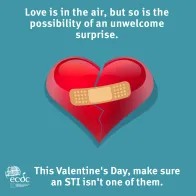Social media card: Love is in the air