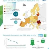  Infographic: Tuberculosis in the EU/EEA 2021