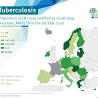 Multidrug-resistant (MDR) tuberculosis in the EU/EEA, 2021