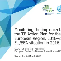 Cover of the presentation on the TB action plan, March 2018
