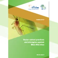 Cover of the report Vector control practices and strategies against West Nile virus 
