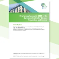 Cover of the report of the final accounts 2018