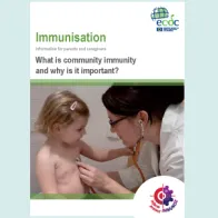 Cover of the leaflet - what is community immunity?