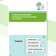 Cover of the course listings for 20222