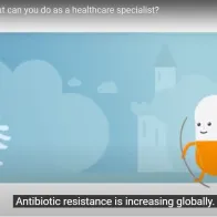 Cover for the video: Antibiotic Resistance - What can you do as a healthcare specialist?