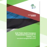 Cover of the report: "ECDC Public Health Emergency Preparedness Assessment for Estonia, 2024"