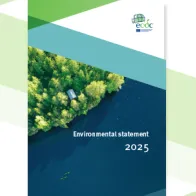 Cover of the report: "Environmental statement 2025"