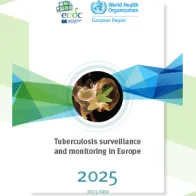 Cover of the report: "Tuberculosis surveillance and monitoring in Europe 2025 - 2024 data"