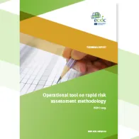 Cover of the report: Operational tool on rapid risk assessment methodology